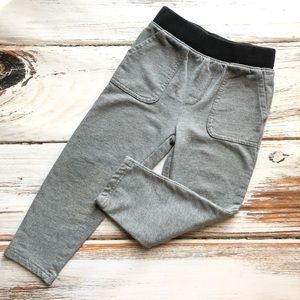 🐳 Gray Cotton Slim Sweatpants 3T